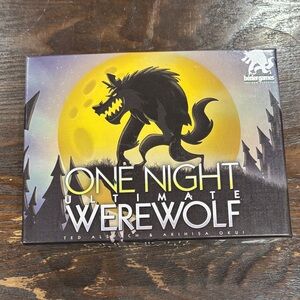 One Night Ultimate Werewolf Board Game - Black and Yellow